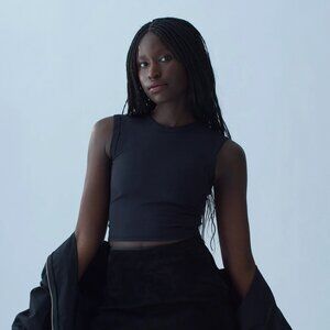 NU SWIM SHELL SWIM TOP